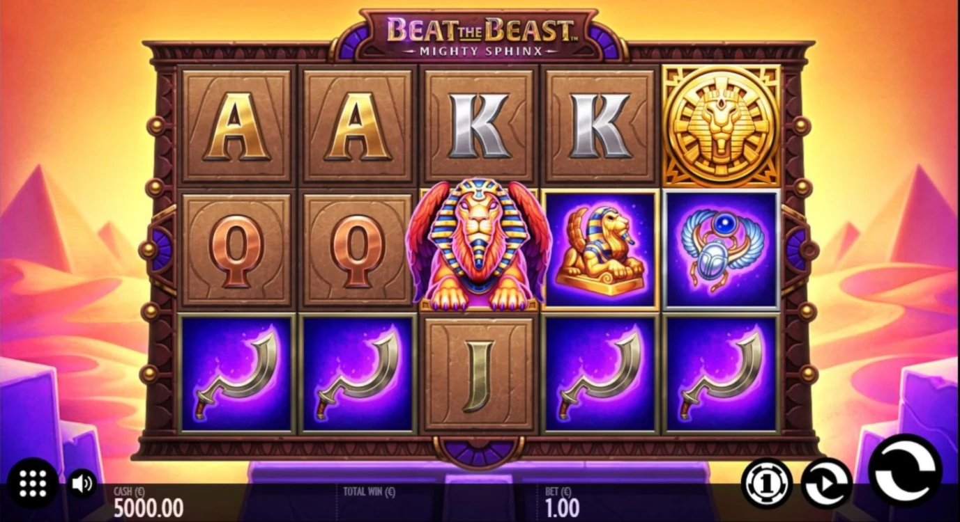 Beat the Beast: Mighty Sphinx von Thunderkick